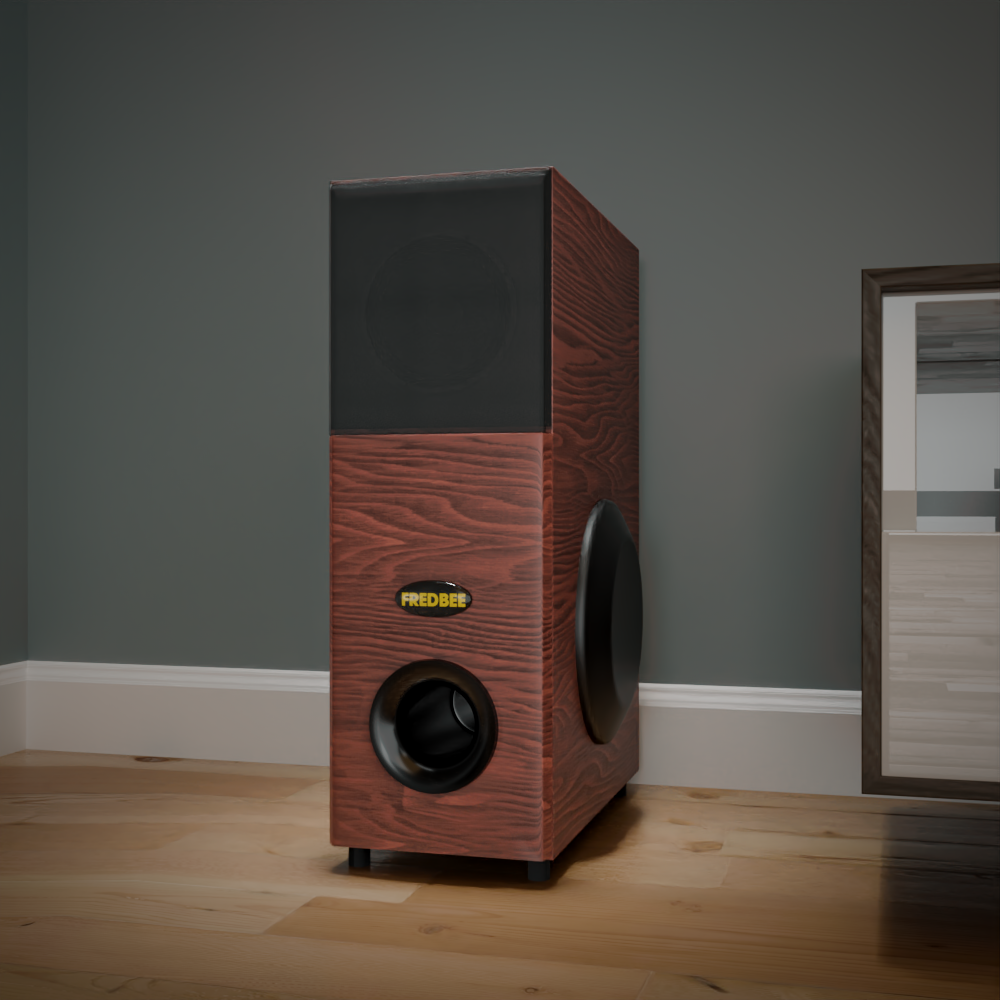 Freedbee speaker angle product render